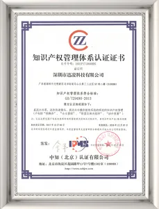 Intellectual property management system certification