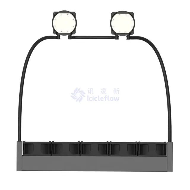 Icicleflow SP-2U-5F-2C 2U Server Liquid Cooler for dual-CPU with 5 Fan Radiator