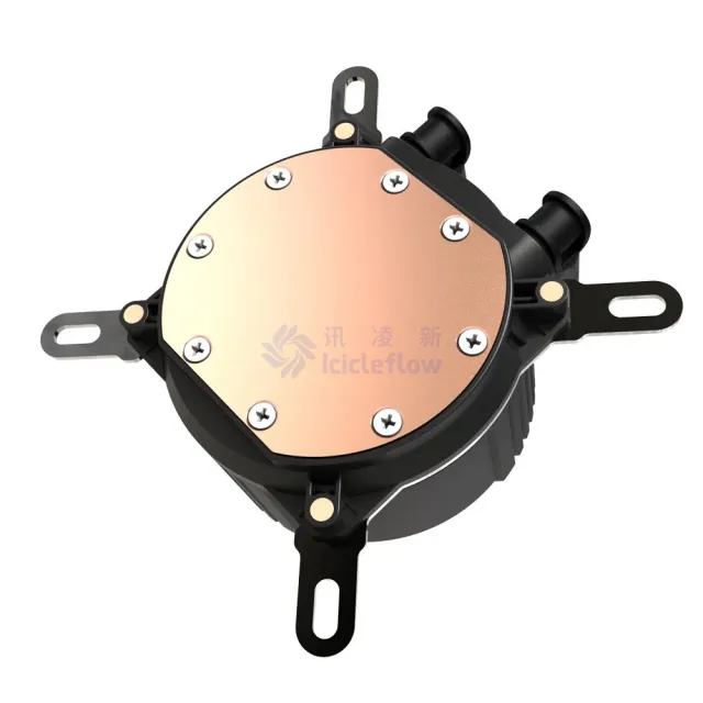 Icicleflow SP-2U-5F-2C 2U Server Liquid Cooler for dual-CPU with 5 Fan Radiator