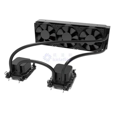 SP-3U-3F-2C Liquid Cooler Black for Server with 3 Height Unit