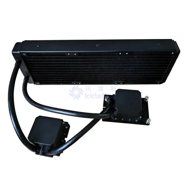 SP-3U-3F-2C Liquid Cooler Black for Server with 3 Height Unit