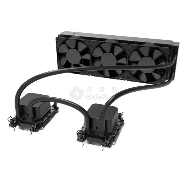 SP-3U-3F-2C Liquid Cooler Black for Server with 3 Height Unit