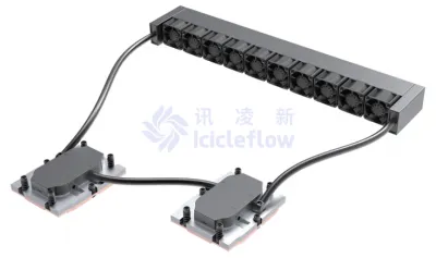 Double CPU water cooler for AMD