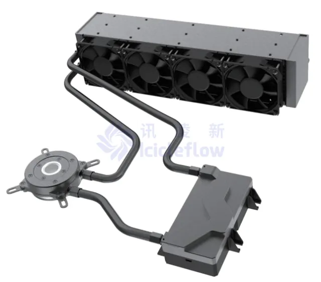 External Double Pump 2U Server Liquid Cooler
