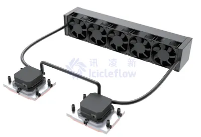 Intel Single Pump 2U Dual CPU Server Liquid Cooler