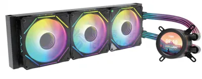 Round LCD Animation Display PC 360 Liquid Cooler