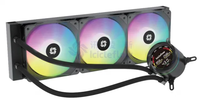 Round Segmented Display  PC 360 Liquid Cooler