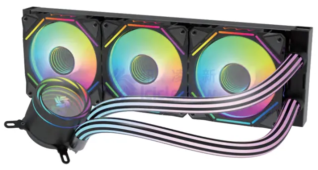 Rotatable Lid Infinite Lens PC 360 Liquid Cooler