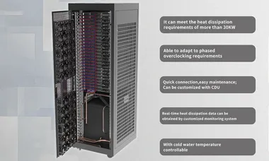 Server liquid cooler from Icicleflow Technology Co., Ltd. applies to large-scale system