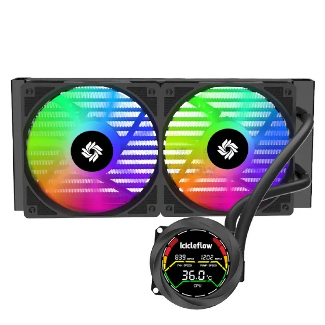 Round Segmented Display 240 Liquid Cooler
