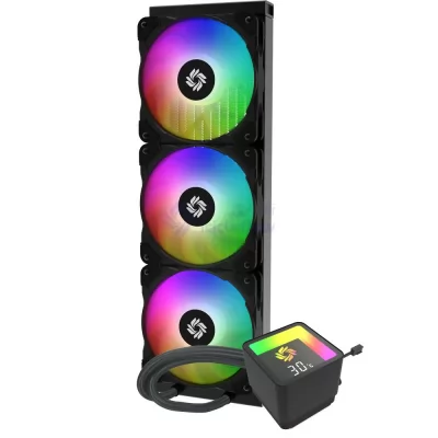 Square Temperature Display 360 Liquid Cooler
