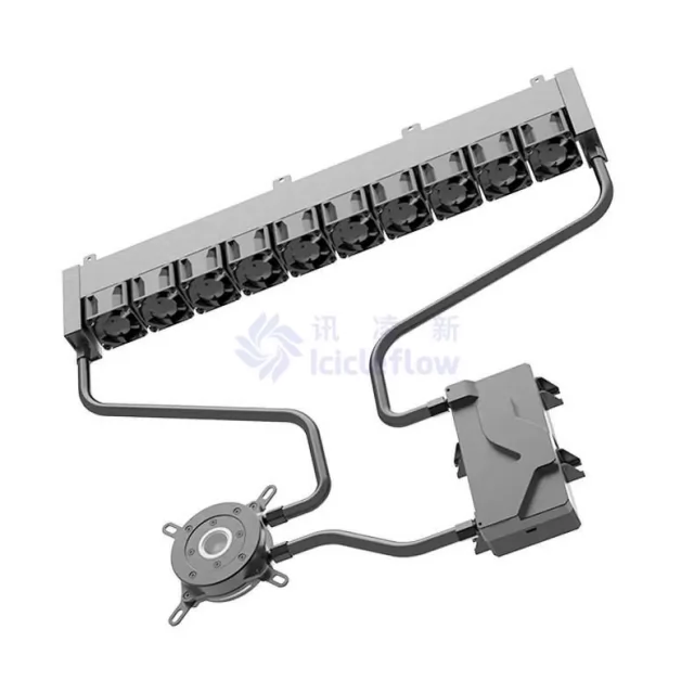 External Double Pump 1U Server Liquid Cooler