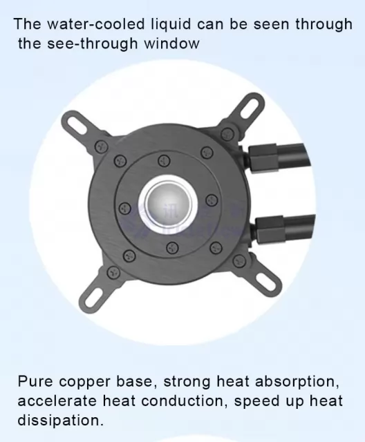 External Double Pump 1U Server Liquid Cooler