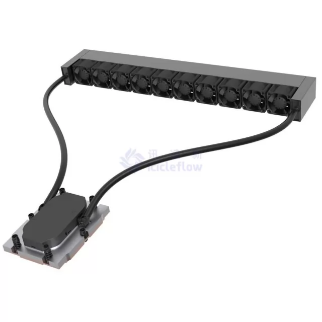 AMD-DP-1U-10F-2C AMD Double Pump 1U Dual CPU Server Liquid Cooler