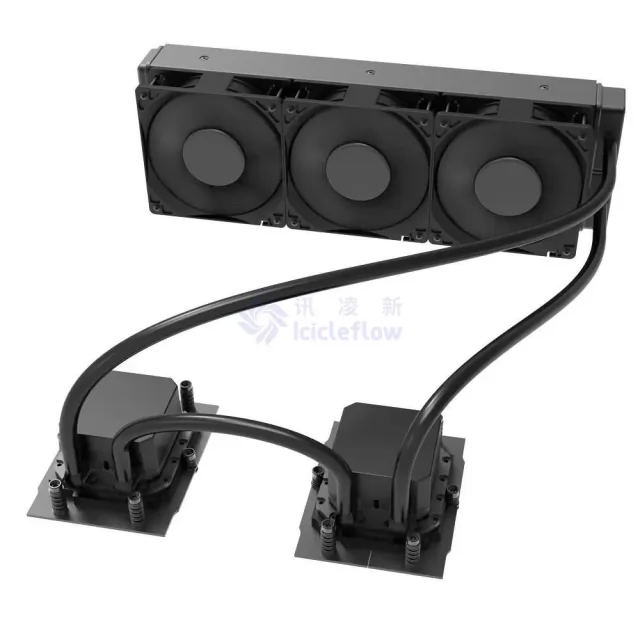 Single Pump 3U Dual CPU Server Liquid Cooler
