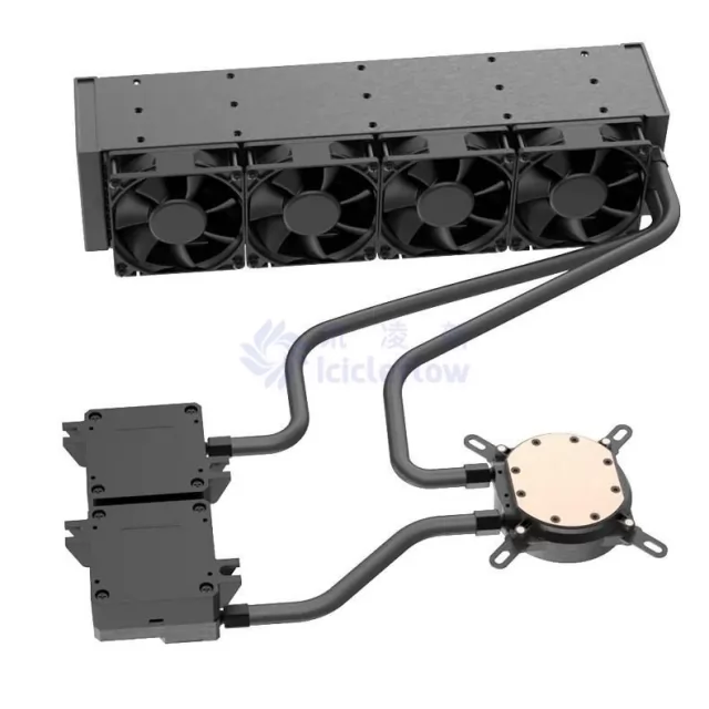 External Double Pump 2U Server Liquid Cooler
