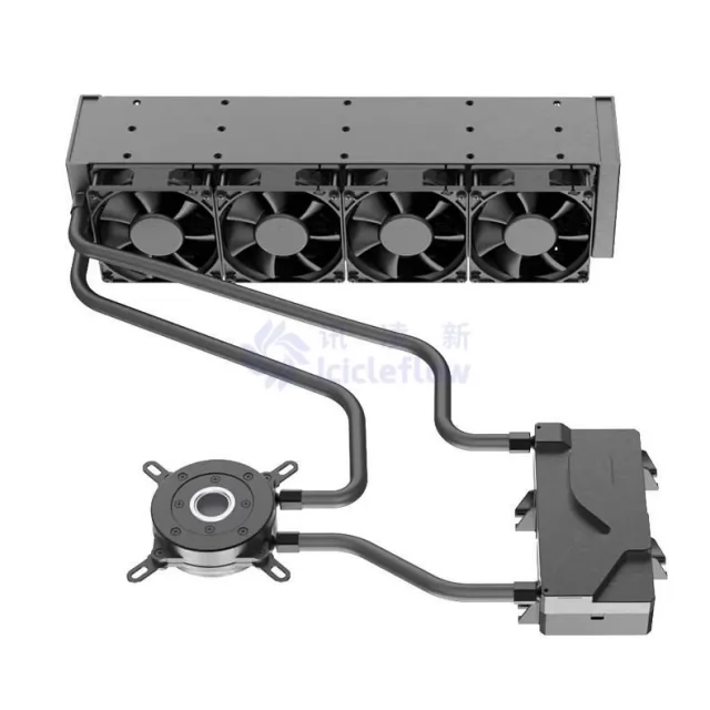 External Double Pump 2U Server Liquid Cooler