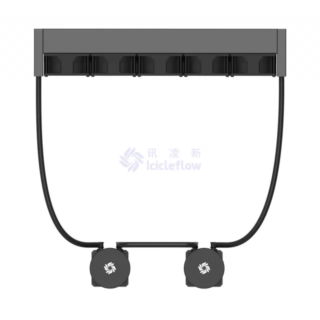 SP-2U-5F-2C Single Pump 2U Dual CPU Server Liquid Cooler