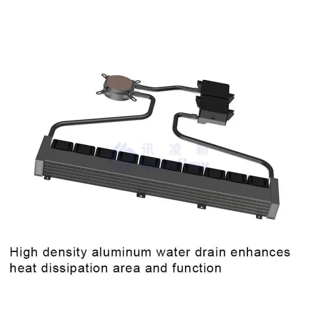 EX-DP-1U-10F External Double Pump 1U Server Liquid Cooler