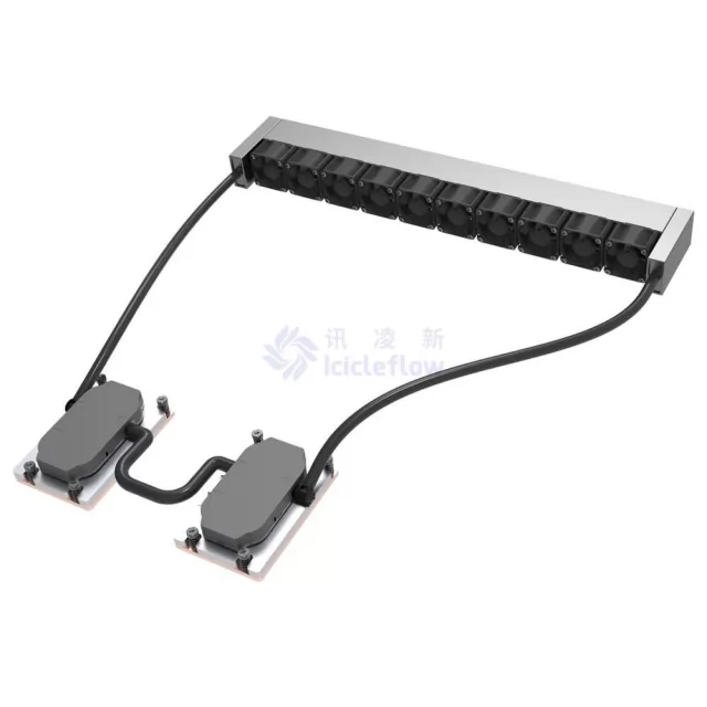 Intel-DP-1U-10F-2C Intel Double Pump 1U Dual CPU Server Liquid Cooler