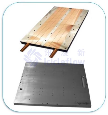 Sheet Metal Stamping Pressed Aluminum Vacuum Brazed Liquid Cold Plate