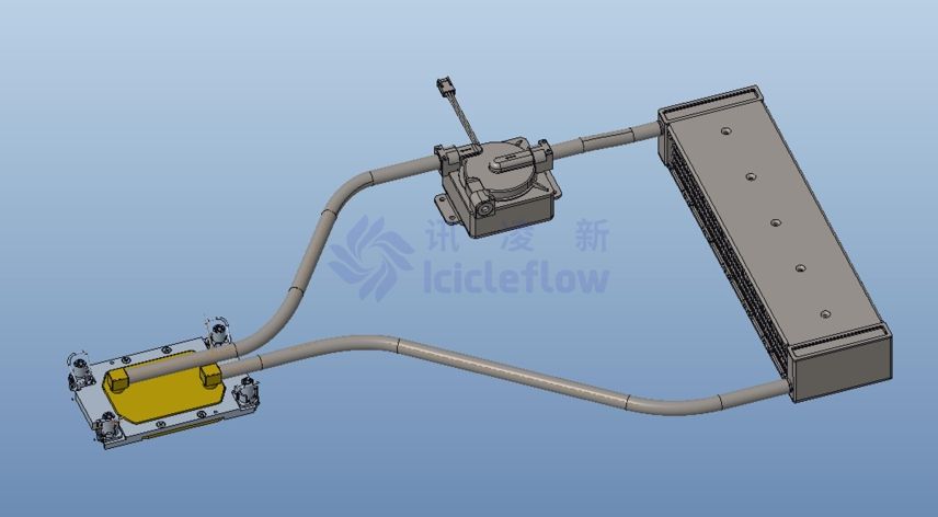 LGA-4677 Brazing Water Cooling Plate