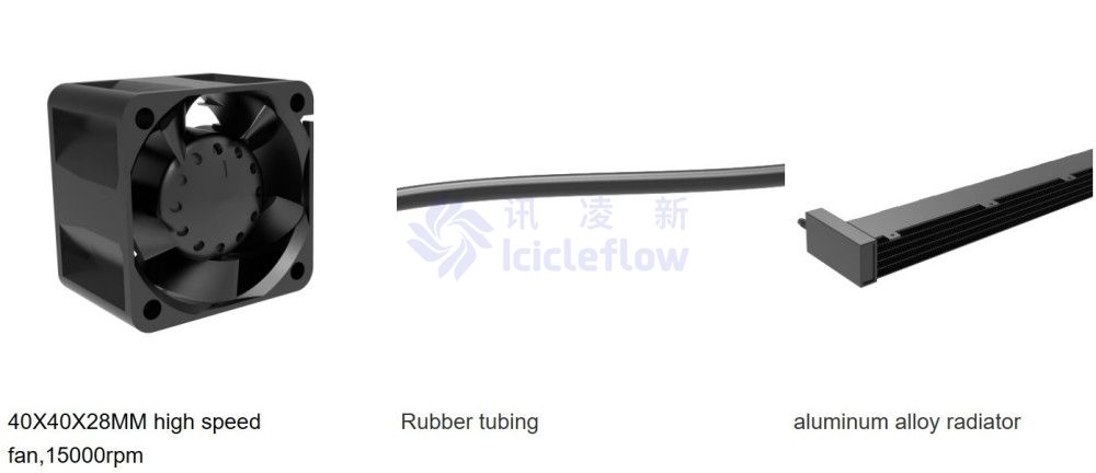 SP-1U-10F Single Pump 1U Server Liquid Cooler